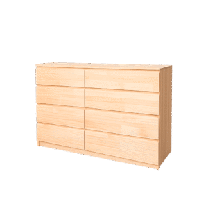 Gavetero Macizo Minimalista de 8 Gavetas