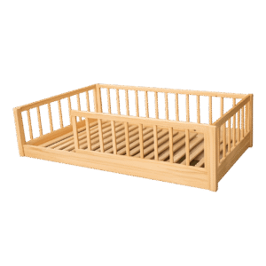 Cama Montessori con Baranda Entrada Lateral Individual