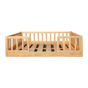 Cama Montessori con Baranda Entrada Central Individual