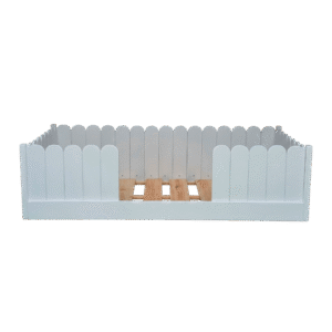 Cama con Barandas Curvas Individual