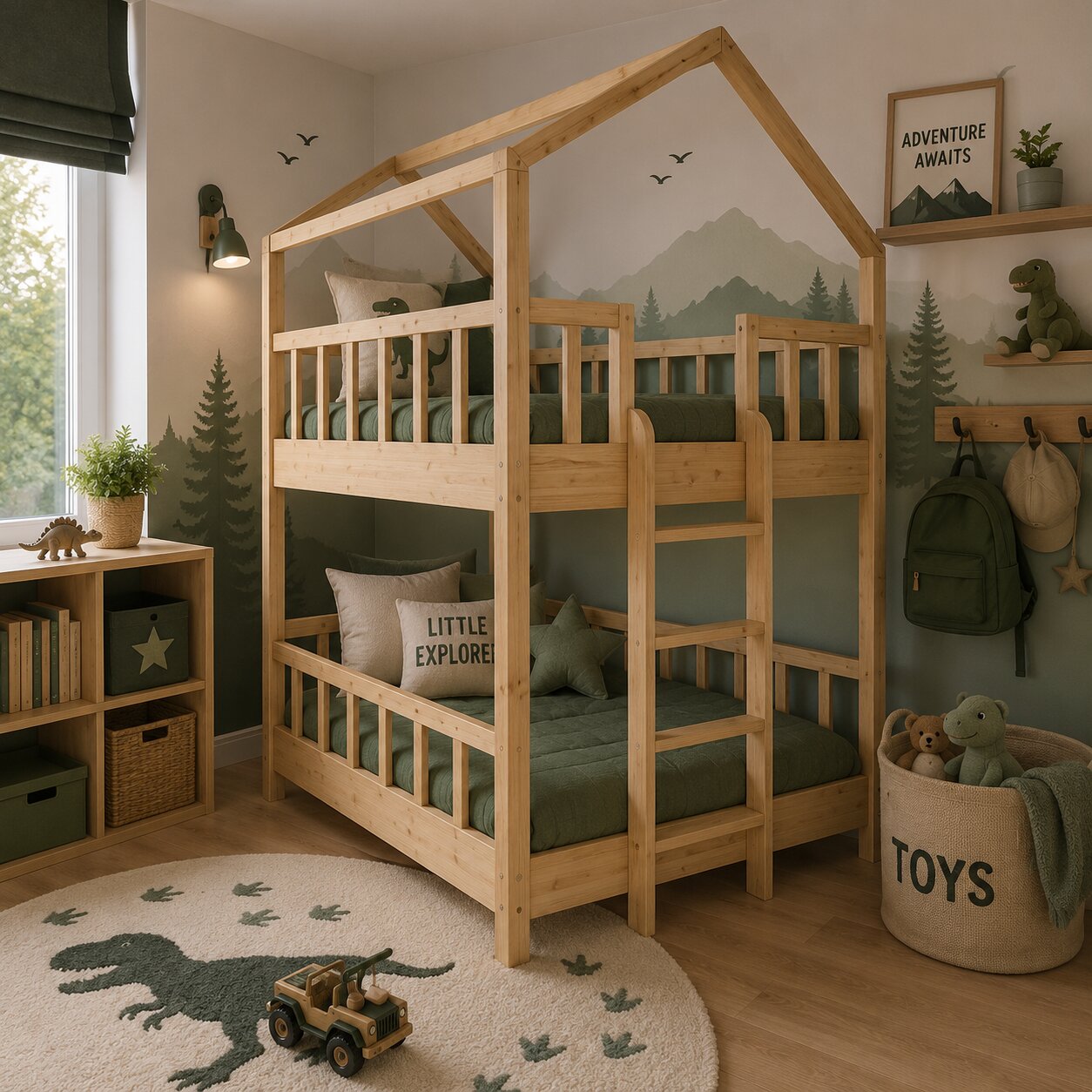 Litera Tipo Casita Individual (2.33 m Alto x 1.94 m Largo x 1.05 m) - Imagen 2